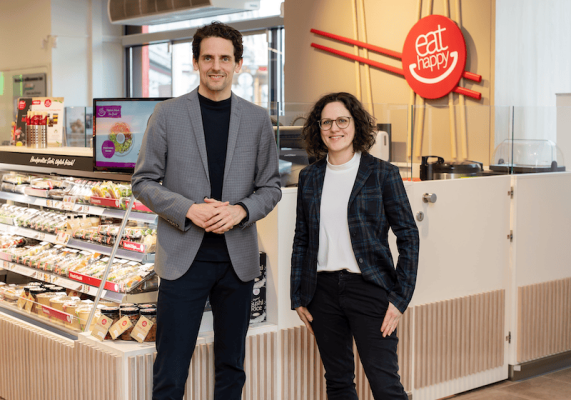 Neu aufgestellte Geschäftsführung bei EatHappy: Florian Bell und Maria Hauptmann