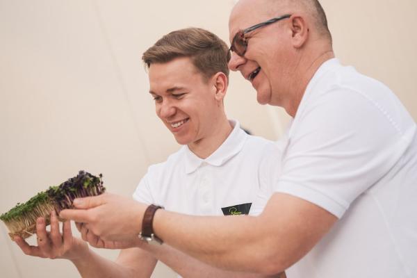 Steirischer Sprossen-Snack performt