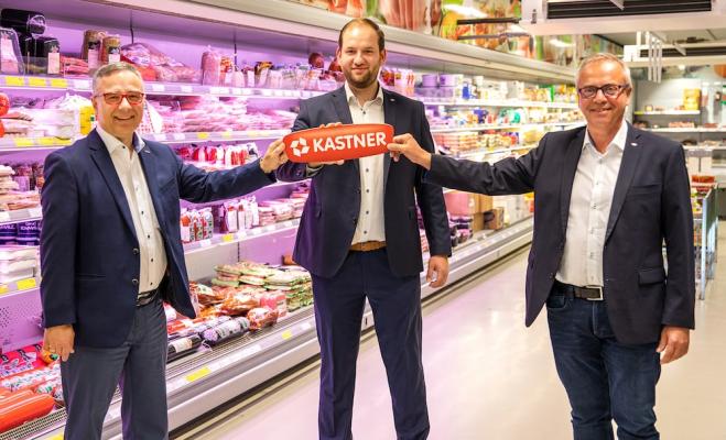 v.l.n.r. Geschäftsführender Gesellschafter KR Christof Kastner, Verkaufsleiter Kastner Gastrodienst Christoph Thaler und Bereichsleiter Kastner Abholmarkt und Gastrodienst Prok. Alfred Hackl freuen sich auf die Zusammenarbeit.