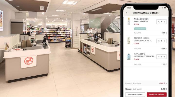 Rossmann testet Scan & Go