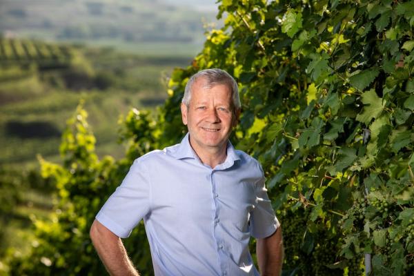 Lenz Moser Kellereileiter und Chefönologe Ing. Michael Rethaller hat Grund zur Freude. 