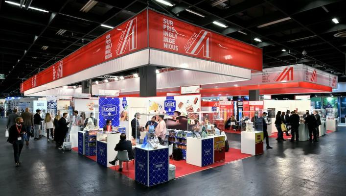 Der WKÖ-Gemeinschaftsstand "Fine Food" auf der Anuga 2021