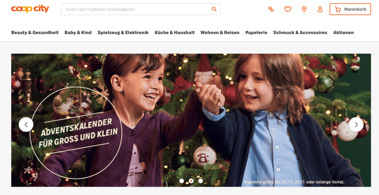 Coop City lanciert Onlineshop