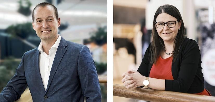 Neuaufstellung Centermanagement: Zsolt Juhasz und Julia Gattringer
