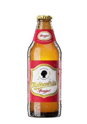 Mohrenbräu Spezial 0,33-l-Mehrwegflasche mit neuem Logo