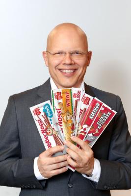 Dr. Andreas Nentwich mit mit den neuen Knabbernossi