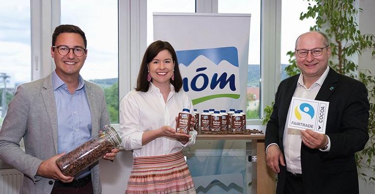 Alle NÖM Kakaodrinks erhalten das Fairtrade-Kakao-Siegel.