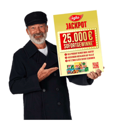 Iglo präsentiert die größte Cash-Promotion aller Zeiten in Österreich