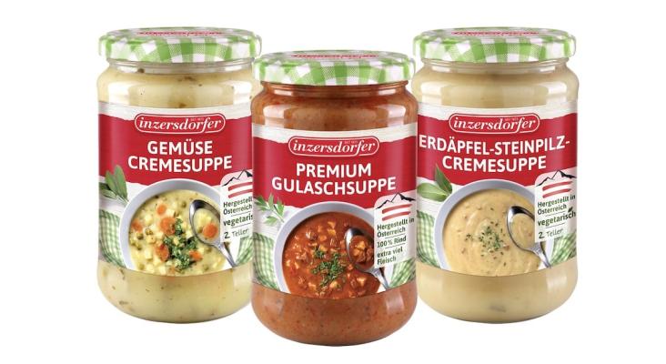 Inzersdorfer läutet mit einer neuen Suppe-Range im umweltfreundlichen Glasgebinde die Herbst- und Winterzeit ein. 