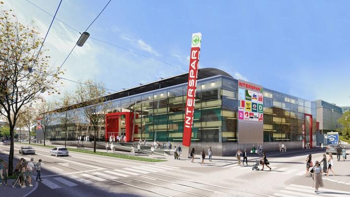 Interspar-Einkaufszentrum in Wien-Ottakring: Baustart für die Modernisierung
