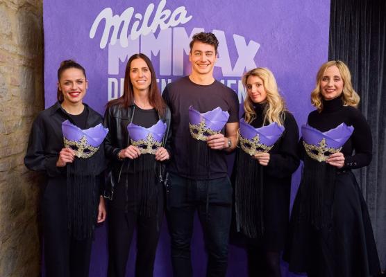 Die Masken sind gefallen: In der Wiener Krypt Bar präsentierte Milka die neuen sympathischen  Markenbotschafter.