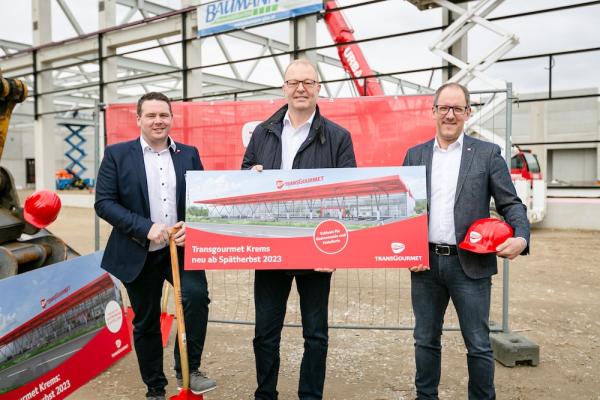 Das Transgourmet-Team: Matthias Srb, Manfred Hayböck und Jürgen Krizmanich.