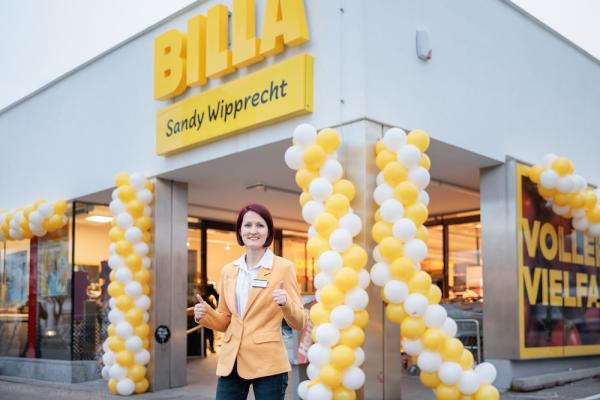 Sandy Wipprecht startet als erste BILLA Kauffrau in Floridsdorf