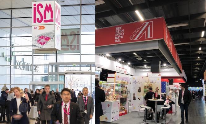 Auf der ISM 2024 in Köln (li.) waren die Österreicher wieder unter einem Dach anzutreffen