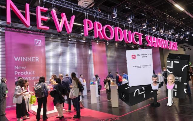 Die Innovationsshow der ISM mit PEZ als Drittplatzierten (re.)