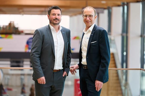 Dkfm. Andreas Haider, Eigentümer und Geschäftsführer der UNIGRUPPE & Dipl.-Pol. Johannes Aumann, MBA, Geschäftsführer der UNIGRUPPE