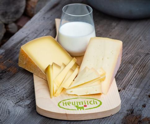 Heumilch der ideale Rohstoff für Käsespezialitäten.