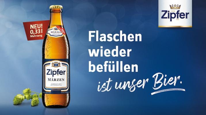 Zipfer: Endlich gibt’s auch die kleinen Flaschen als Mehrweg-Gebinde. 