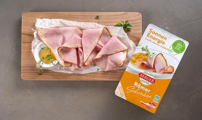 Neben Nachhaltigkeit und Regionalität in der Produktion setzt Berger bei seinen Schinken-Spezialitäten auf umweltfreundliche, wiederverwertbare Verpackungen.
