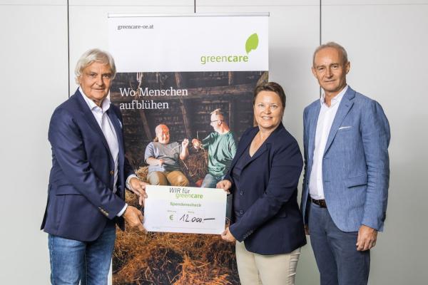 Wolfgang Hötschls Geburtstagsgäste spenden 12.000 Euro für Green Care