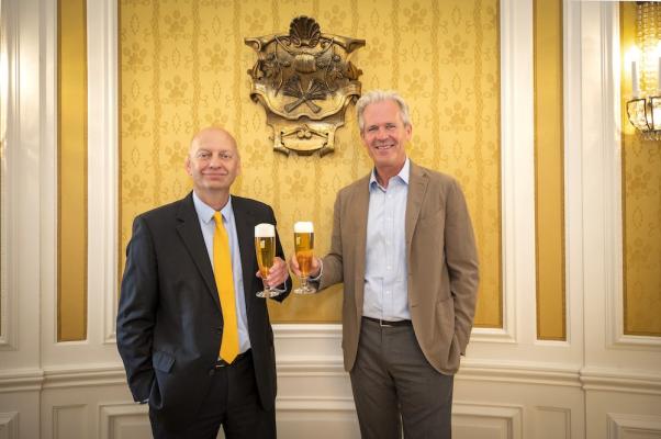 Florian Berger, Geschäftsführer des Verbandes für Brauereien und Karl Schwarz, Obmann des Verbandes für Brauereien.
