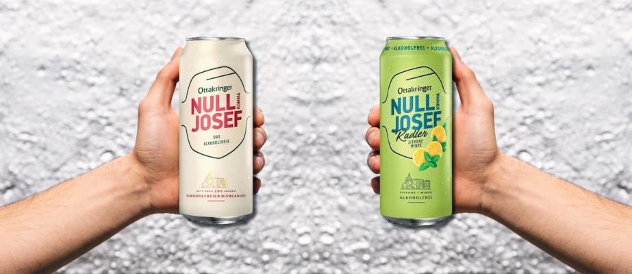 Die Ottakringer Brauerei bündelt ihre alkoholfreien Biere und Radler künftig gemeinsam unter der bekannten Marke Null Komma Josef.
