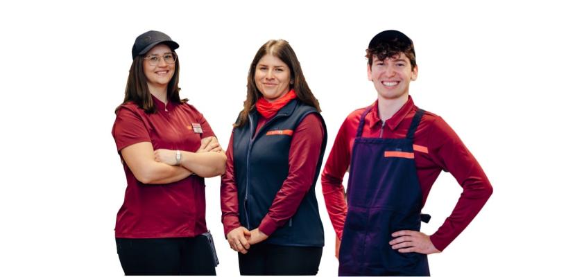 Spar Mitarbeiterinnen und Mitarbeiter bekommen eine neue Kleidung