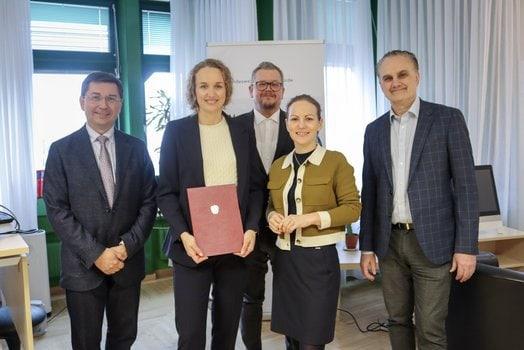 Mit April 2025 übernimmt Barbara Seelos (2.v.l.) die Leitung der Stabstelle. 