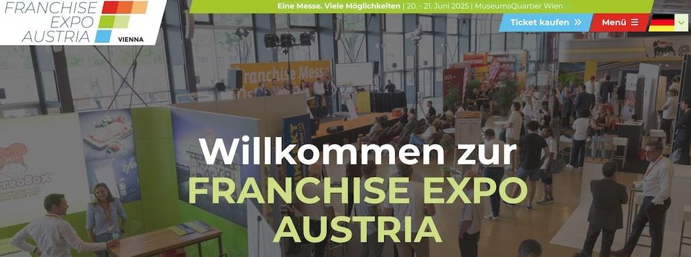 Franchise Expo Austria 2025 im Herzen Wiens: Eine Messe. Viele Möglichkeiten.