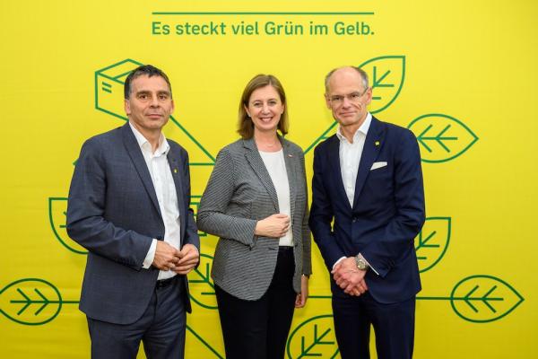 Vorstandsteam Walter Oblin (re.), Peter Umundum und Barbara Potisk-Eibensteiner 