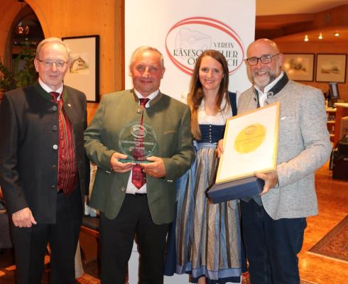 V.l.n.r. Johannes Einzenberger, Karl Neuhofer, Helene Lindner, Harald Weidacher 