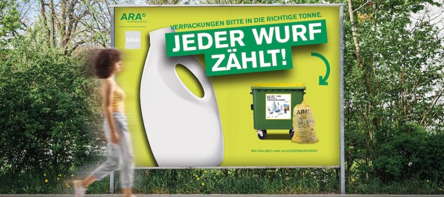 Die diesjährige ARA-Kampagne steht unter dem Motto „Jeder Wurf zählt!“