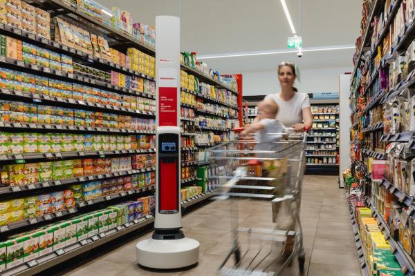 Inventurroboter Tally bei Spar