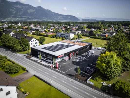 Der neue Spar-Markt in Feldkirch, Stadtteil Nofels, bietet moderne Nahversorgung mit regionalem Fokus und praktischem Einkaufserlebnis.